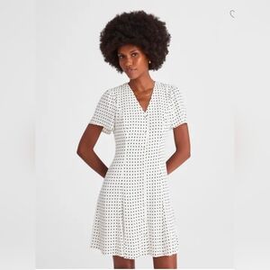 Madewell Button-Front Mini Dress Sz 0 Nwt